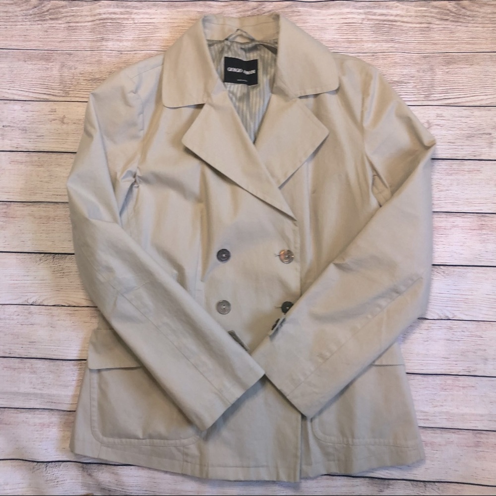 Authentic vintage GIORGIO ARMANI trench coat